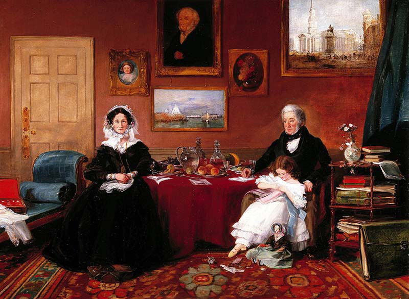 The Langford Family in their Drawing Room